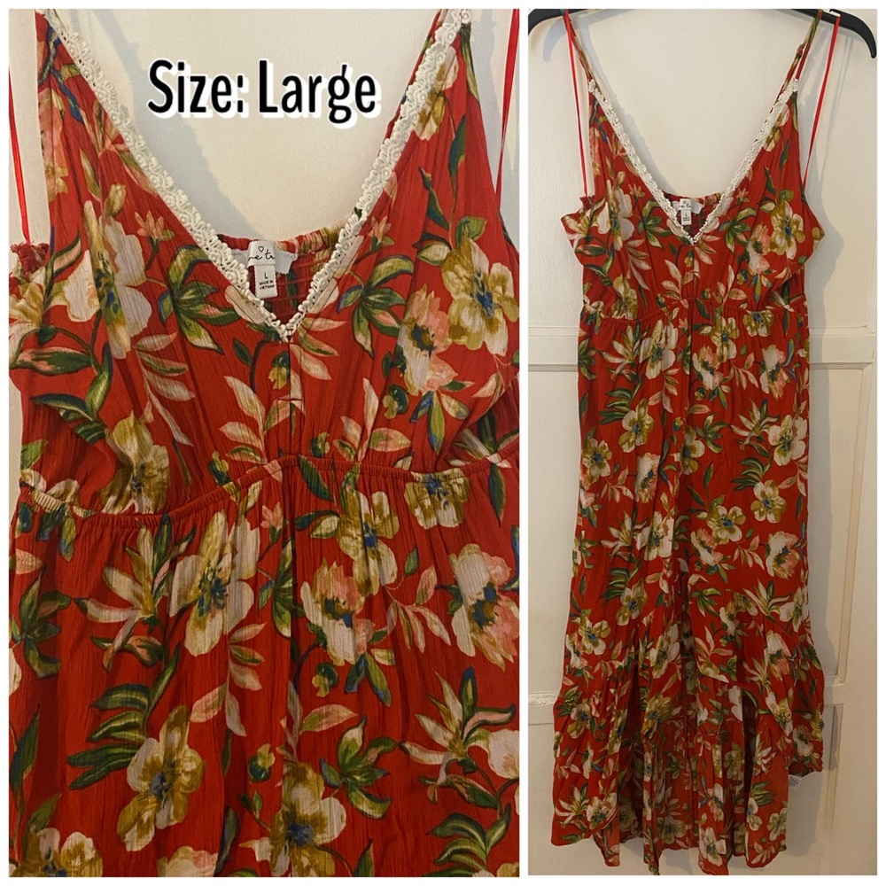 Floral Print Maxi Dress